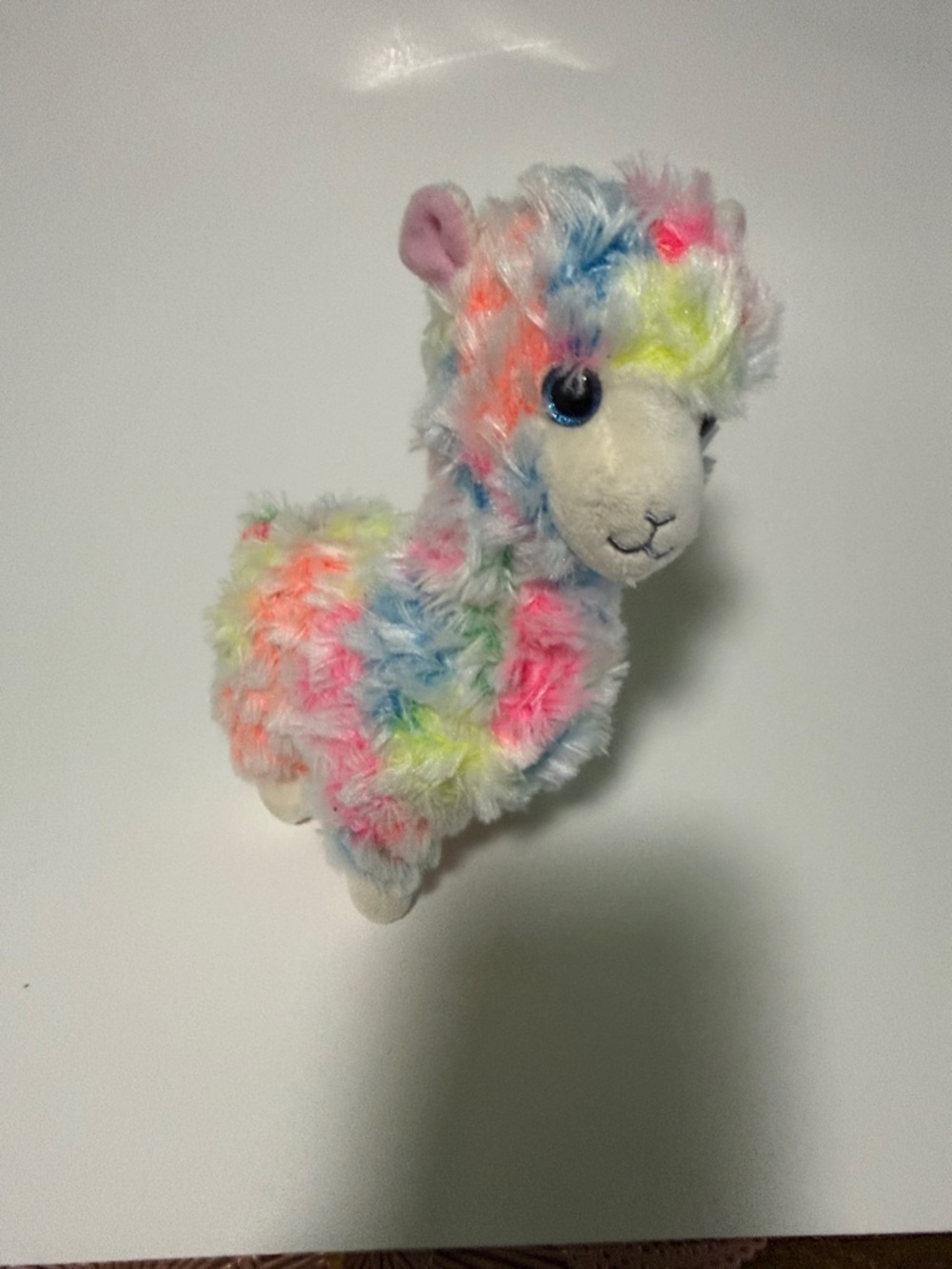 On Running Multicolor Plush Alpaca Toy - Pink, Blue, Yellow